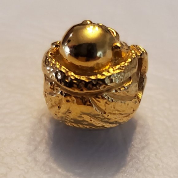 OHM BEADS Golden Budai Bead - Limited Edition - Picture 3 of 10